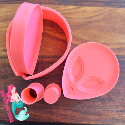 3 Piece Bubble Wand Moulds