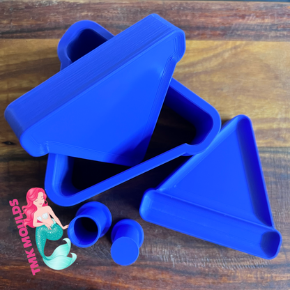 3 Piece Bubble Wand Moulds