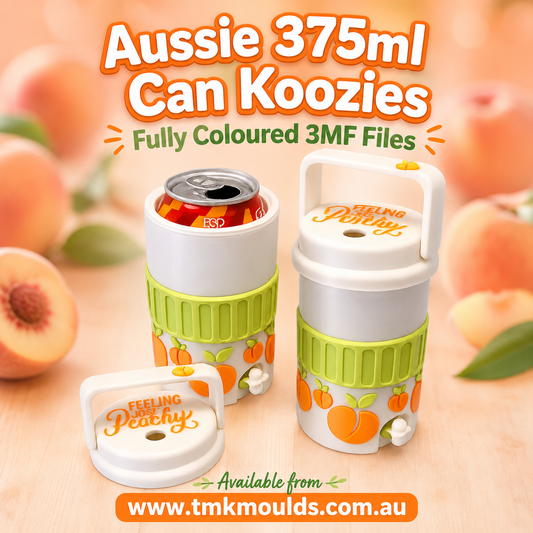 375ml Aussie Can Koozie Peachy