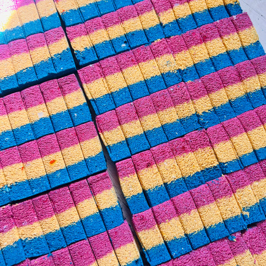 Pastel Rainbow Mega Micro Glitter Embeds for Bath Bombs