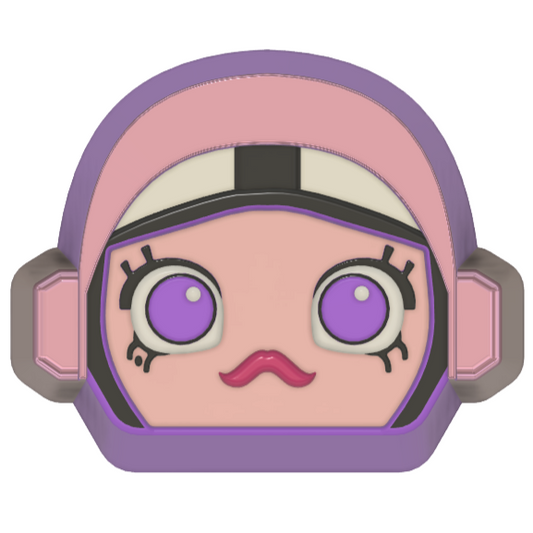Space Molly Head Only  (3D Printed)