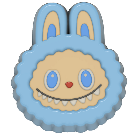 Labubu Fluffy Head Only 3 Designs (3D Printed)