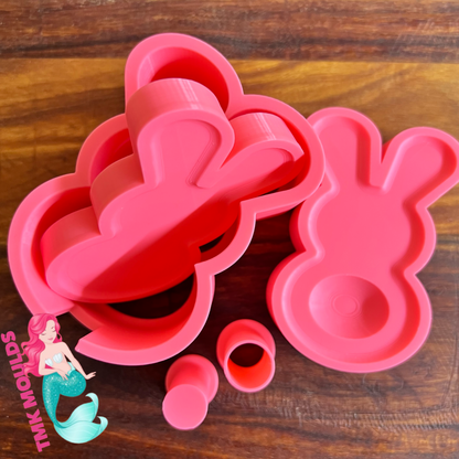 3 Piece Bubble Wand Moulds