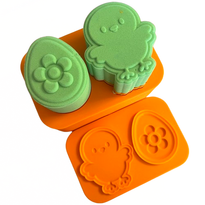 EA26  Chick and Egg Duo 3 Piece 3D Printed Mould
