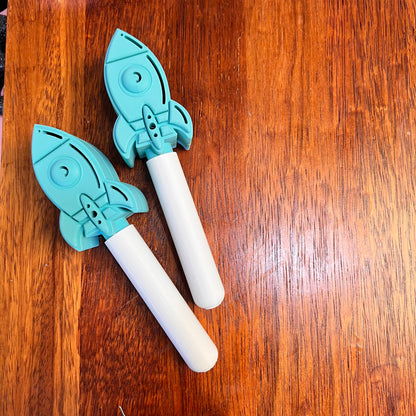 10x Mini Magic Bath Bomb Wands with matching colour handle (Colours in description)