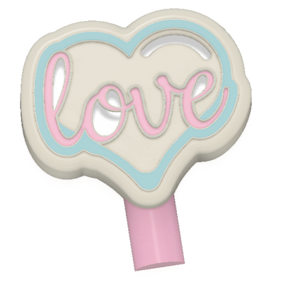 Valentines Love in heart Style Magic Bath Bomb Wands