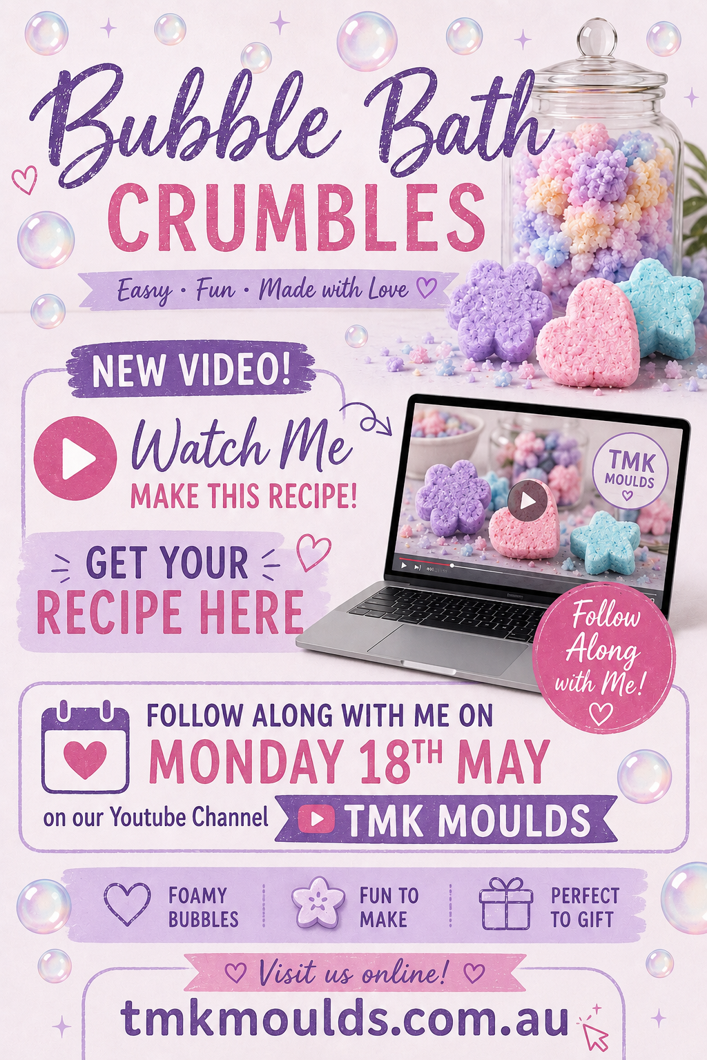 Bubble Bath Crumbles Recipe