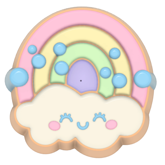 Happy Cloud Rainbow (3D Printed)