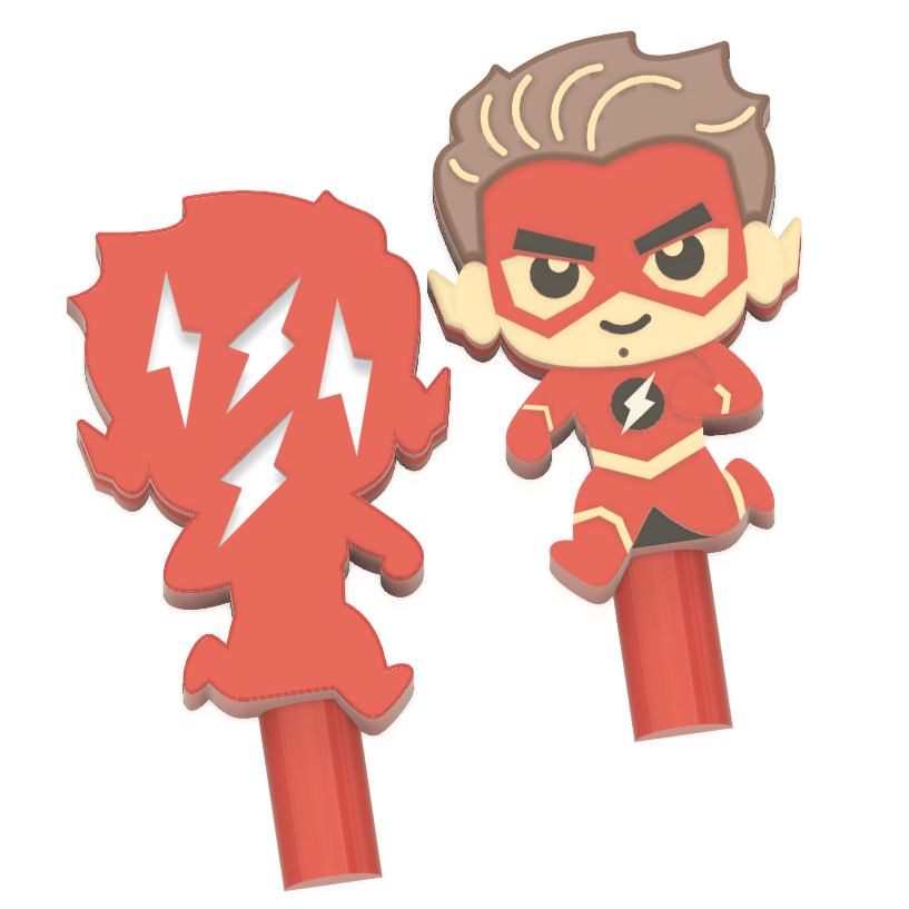 Flash Full Colour Bath Bomb Wands 10x orx5 (3D Printed)