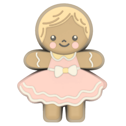 Gingerbread Girl Candycane Hybrid Mould Christmas 2025 (3D Printed)