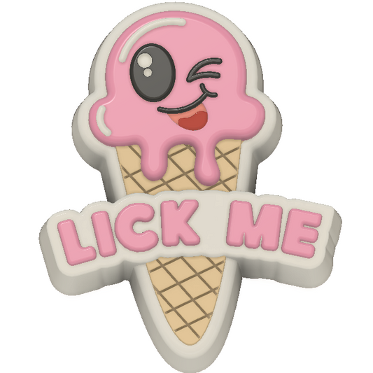 Luck me Icecream Bath Bomb Mould  (3D Printed)