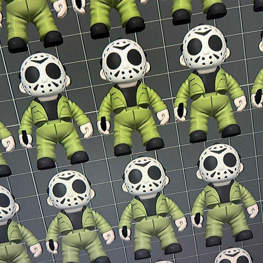 10x Articulated Flexi Jason Toys for Bath Bombs