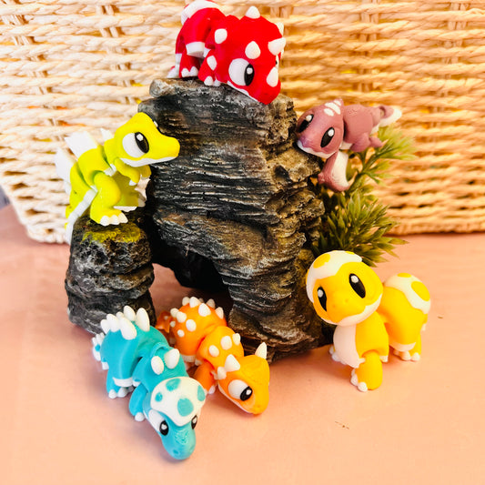 Mini Dinosaur Articulated 3D Prints