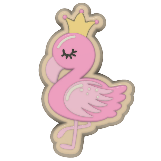 Crowned Flamingo (3D Printed)
