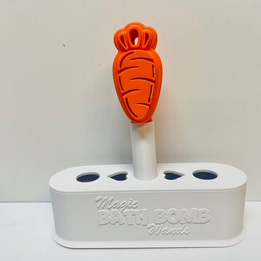 Easter Carrot Style Magic Bath Bomb Wands