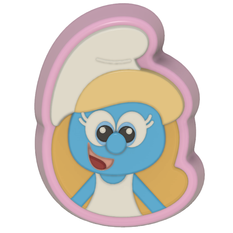 Smurfs HYBRID 3D Printed Moulds