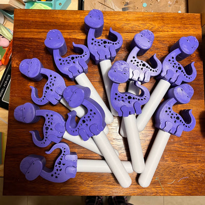 10x Mini Magic Bath Bomb Wands with matching colour handle (Colours in description)