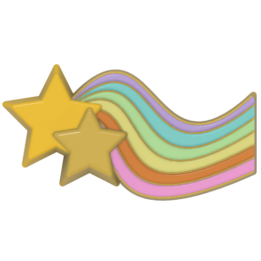 Double Star Rainbow (3D Printed)
