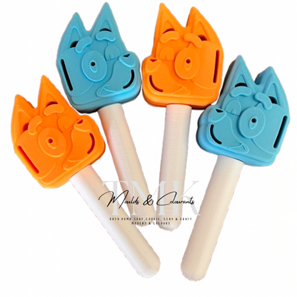 10x Mini Magic Bath Bomb Wands with matching colour handle (Colours in description)
