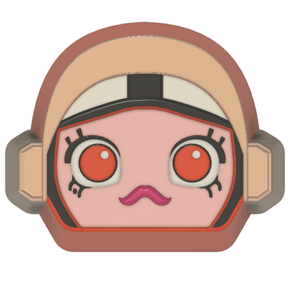 Space Molly Head Only  (3D Printed)