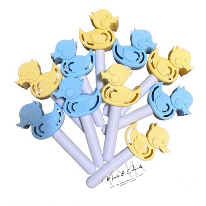 10x Mini Magic Bath Bomb Wands with matching colour handle (Colours in description)