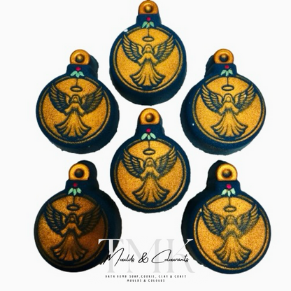 Christmas Vacuum Form Mould plus Stencil sets