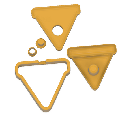 3 Piece Bubble Wand Moulds