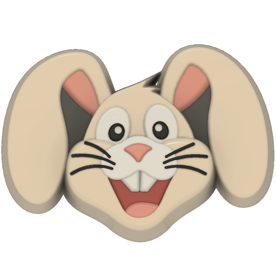 EA26 Bunny Floppy Ears Hybrid Mould (3D Printed)