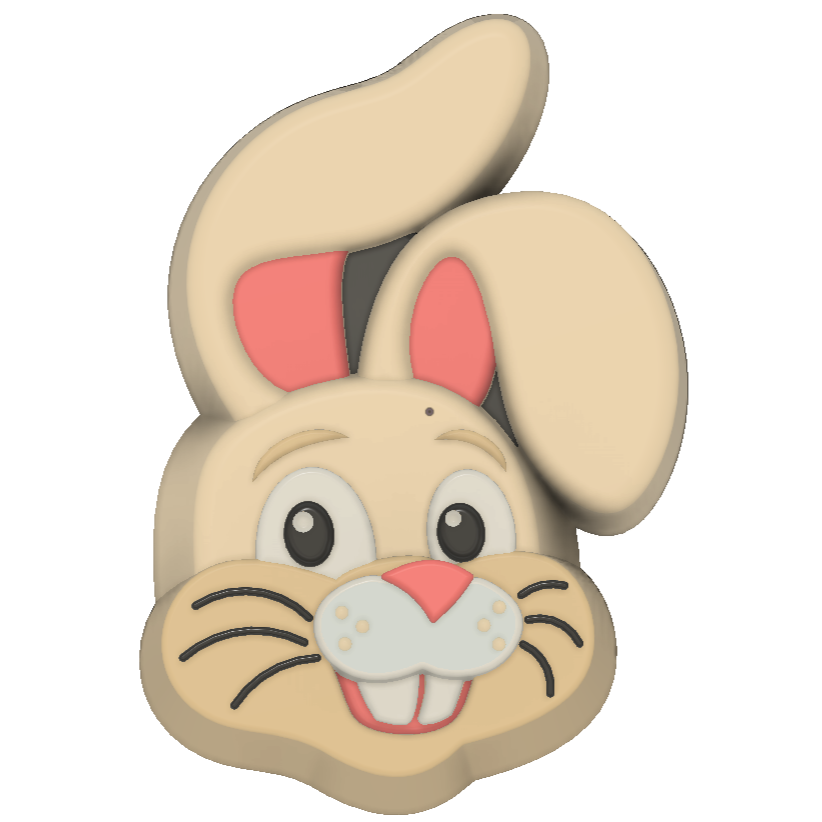 EA26 Bunny Tall Ears Hybrid Mould (3D Printed)