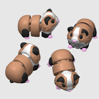 Animals you might see at the Farm Mini Articulated 3D Prints for Bath Bombs