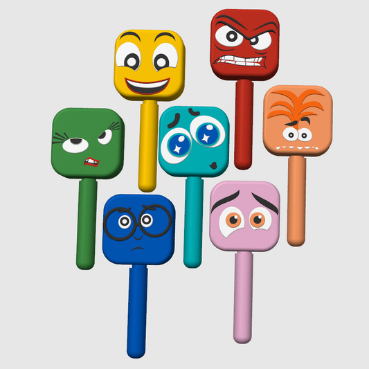 All the Feels Collection of Wands with handles, print ready files STLs