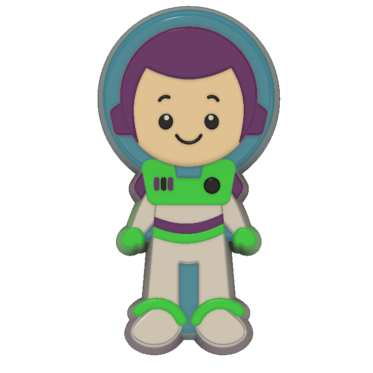 Children's #2 3D printed Mould print ready files STLs