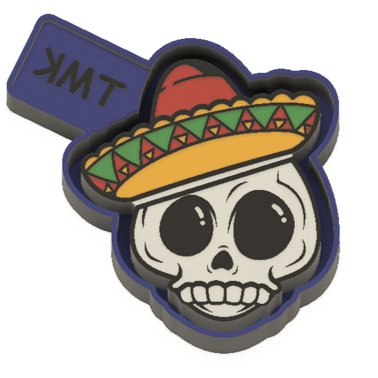 Mex Skull Silicone Mould for Soap, Plaster, Freshies, Wax, Chocolate, Resin and so much more