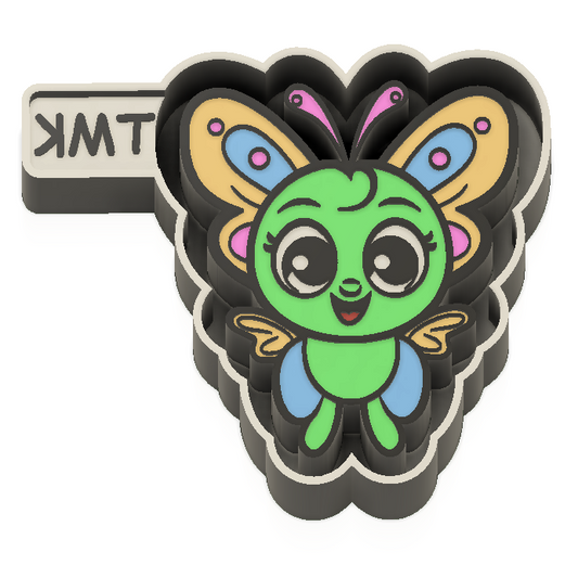 Kawaii Butterfly Collection Freshie Silicone Mould, Mould Former or STL