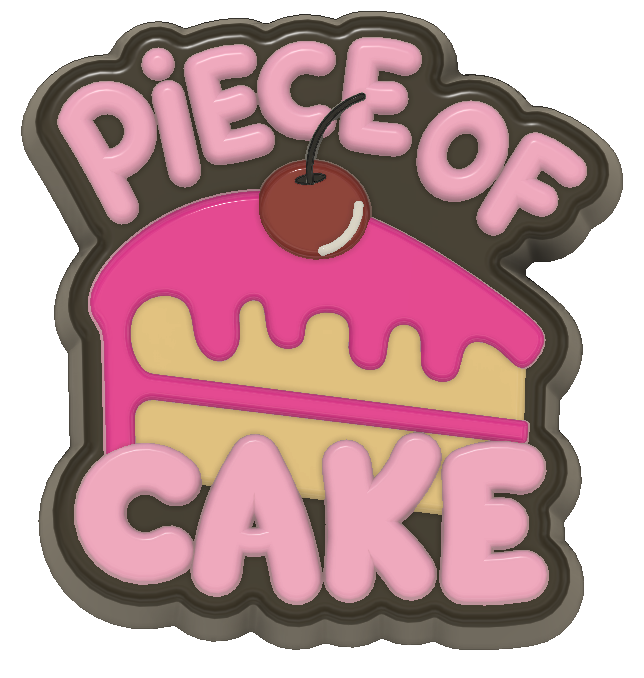 Piece of Cake Mould STL