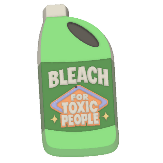 Bleach for Toxic People Mould STL