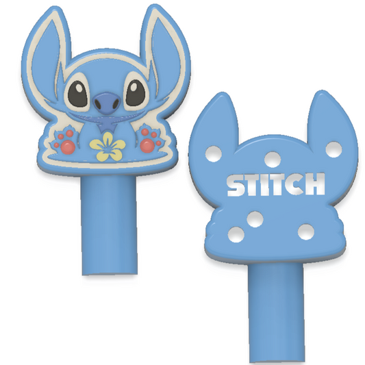 Blue Alien and Hibiscus Magic Bath Bomb Wands