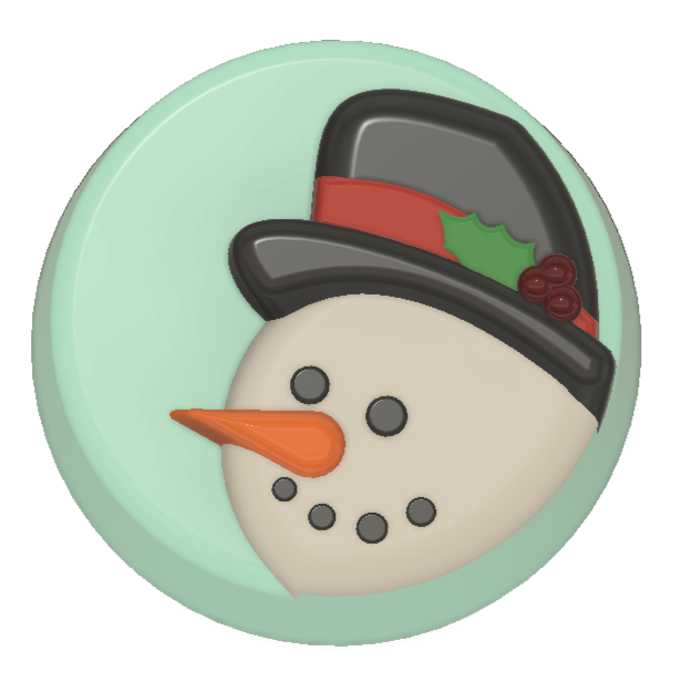 Christmas 2026 Collection Bath Bomb Moulds  (3D Printed)