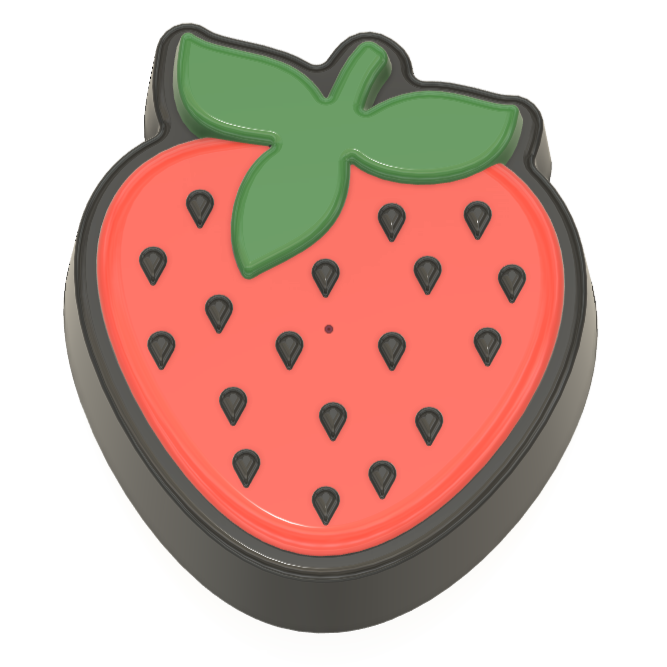 Simple Strawberry Vacuum Form Mould