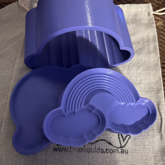 Rainbow Clouds 3 Piece Press Mould