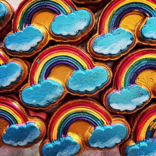 Rainbow Clouds 3 Piece Press Mould STL
