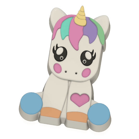 Sitting Unicorn (Vacuum Form Mould)