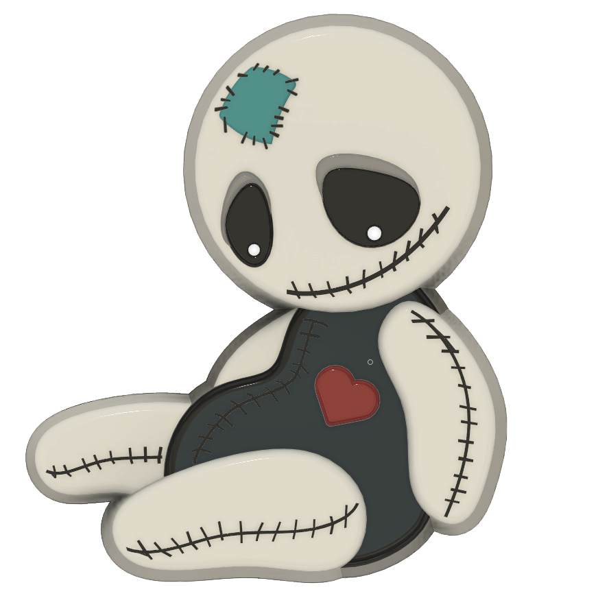 Lil Stitchy Halloween Cutie  (Vacuum Form Mould)