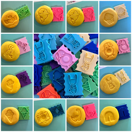 Playdough Bubble Dough Stamps