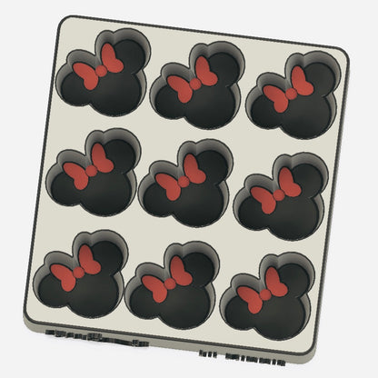 Mick and Minnie Confetti Moulds and Plungers (Sold Separately)