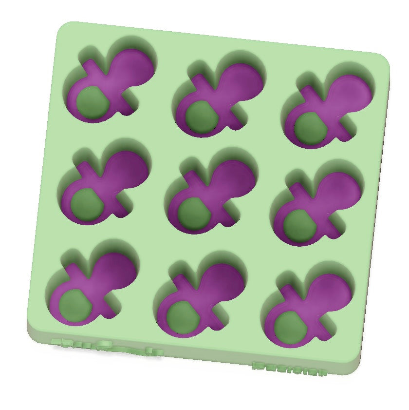 Baby Shower Confetti Moulds and Plungers (Sold as a complete set) OR (SOLD Separately)