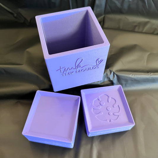3 Piece Press Moulds and Plates Square Shaped