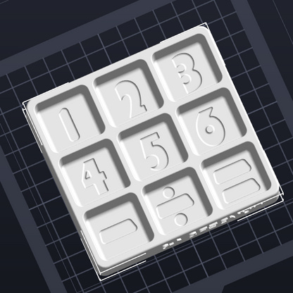 Alphabet, Numbers & Symbols Confetti Mould & Plunger
