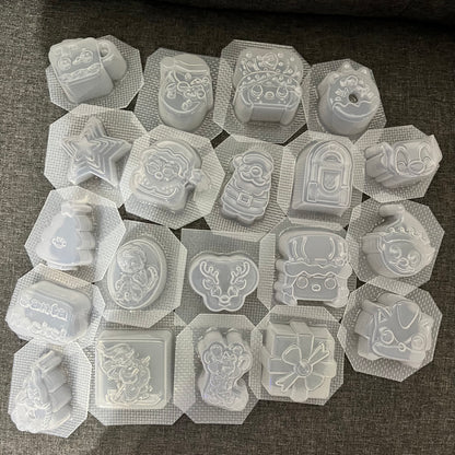 Micro Advent Calendar Moulds 50mm widest or longest X 30mm deep