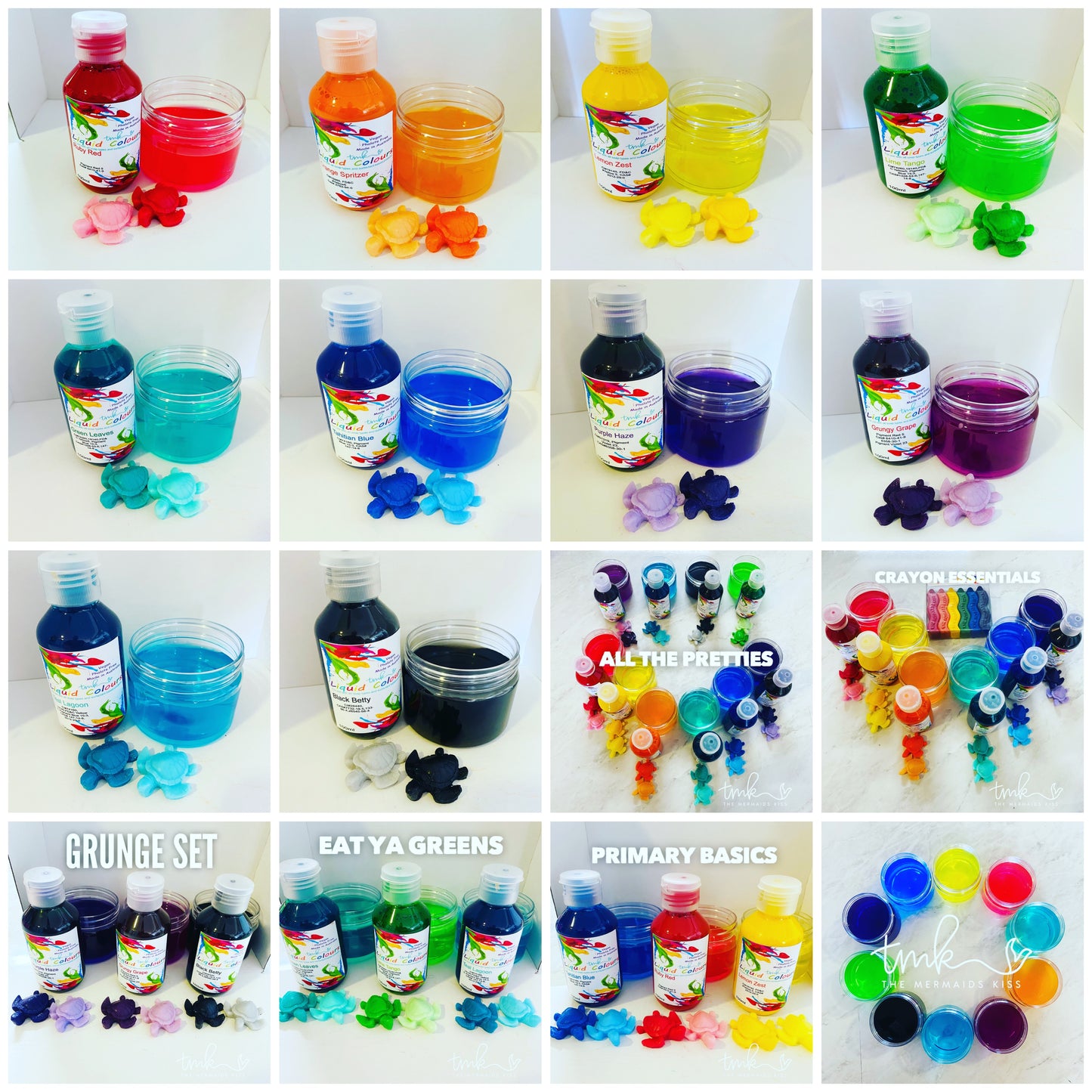 TMK Liquid Colourants for Soaps of all kinds and Soap Crayons 100ml